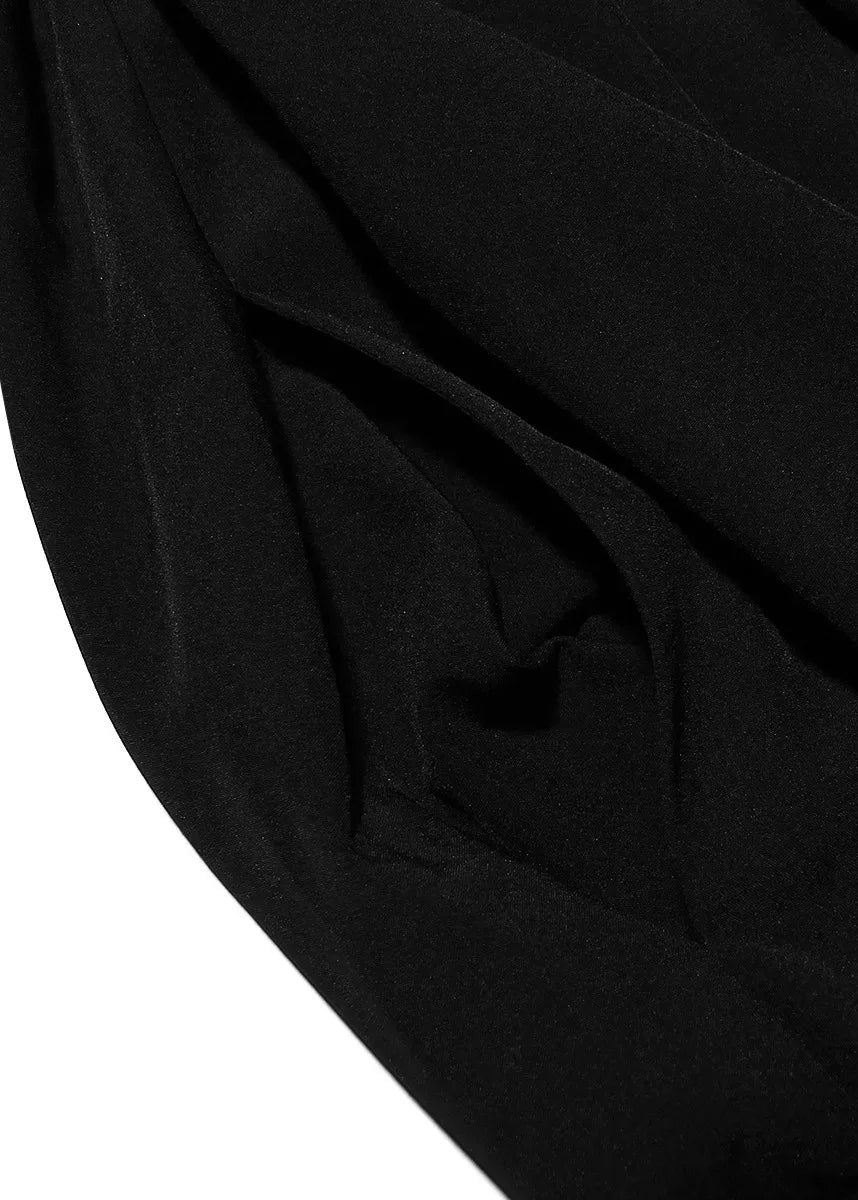 Isabella Strapless Jurk – Zwarte A-lijn jurk zonder bandjes