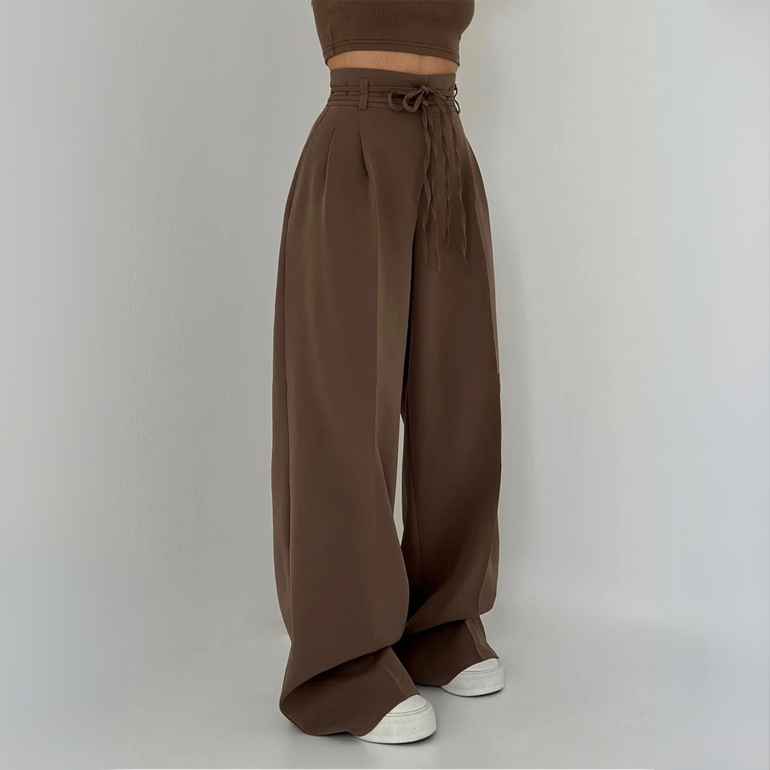 Amira Broek – Hoge Taille & Losse Pasvorm | Comfortabele Damesbroek