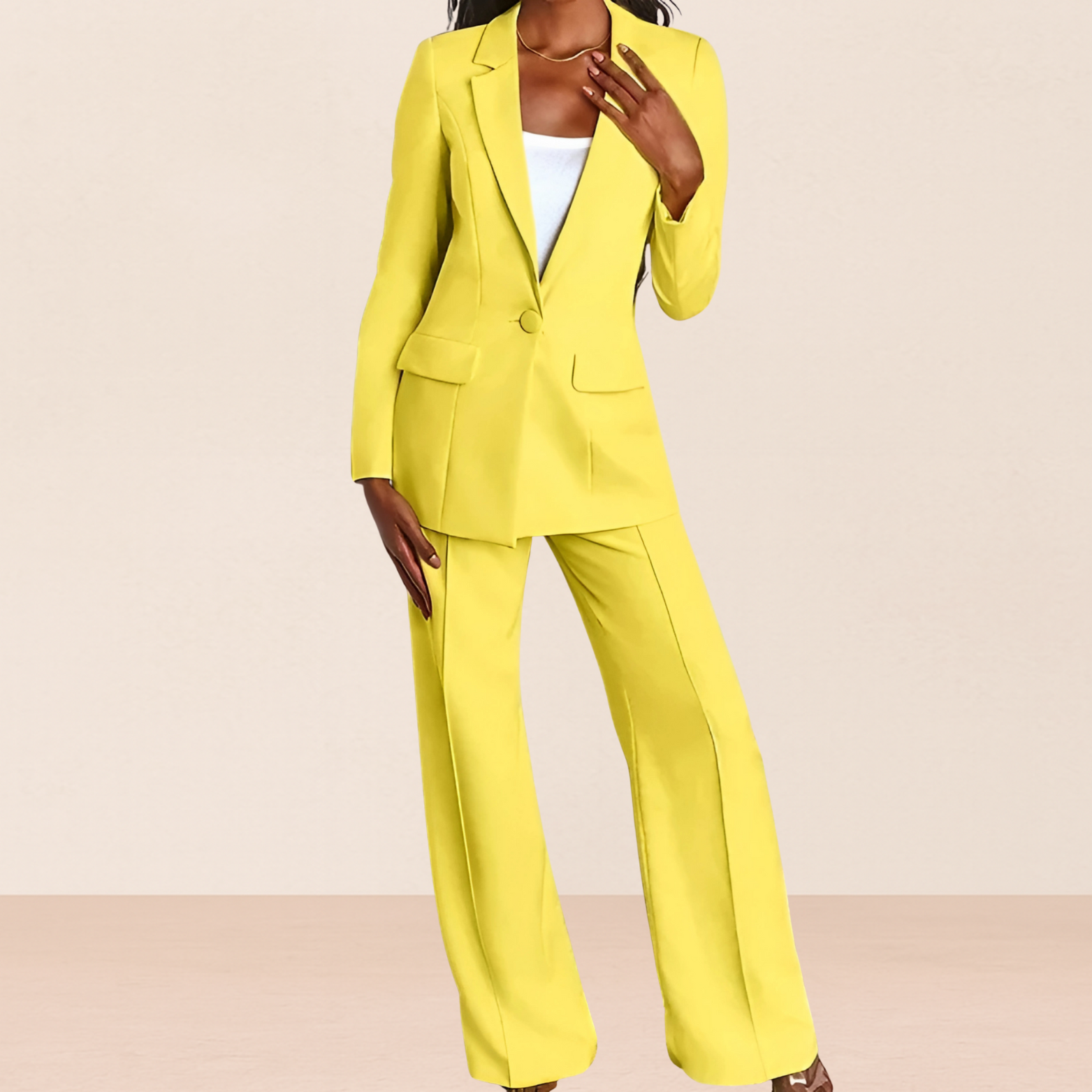 Dames blazer en broek set – tweedelig