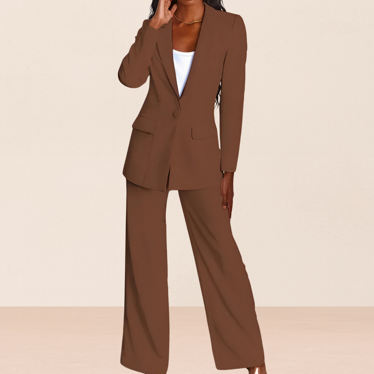 Dames blazer en broek set – tweedelig