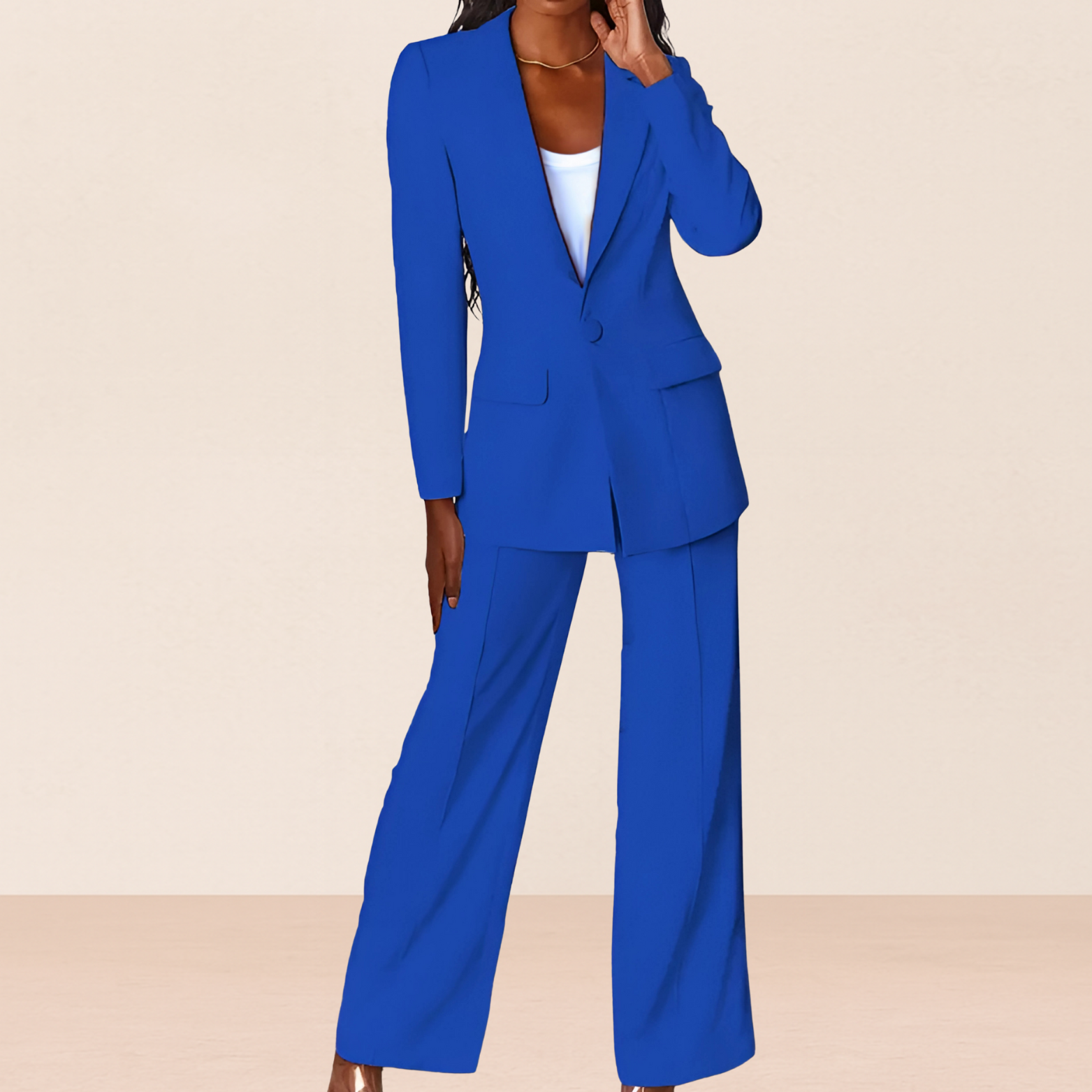 Dames blazer en broek set – tweedelig