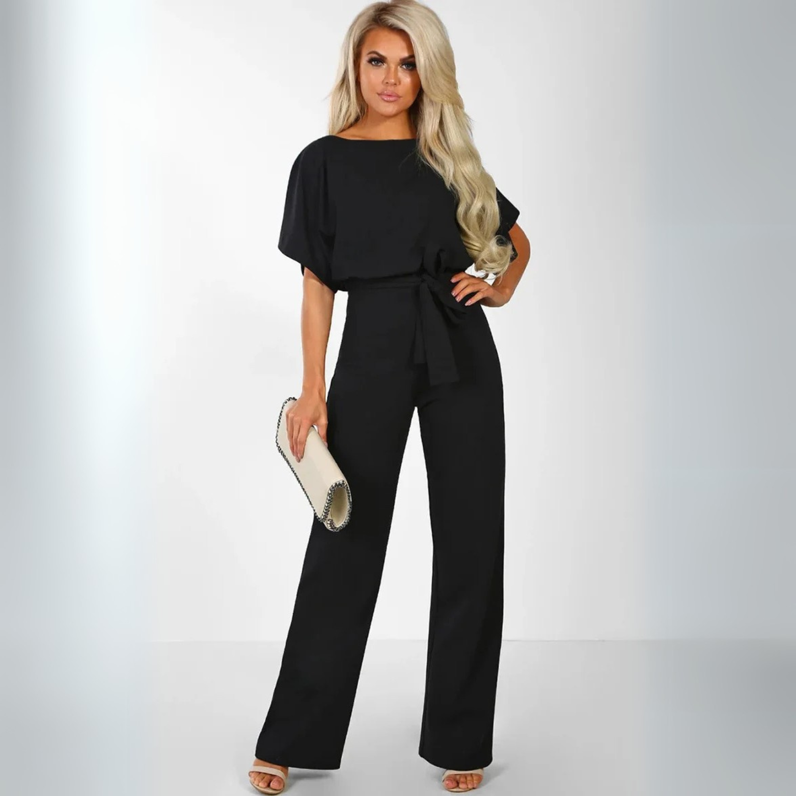 Faye – Elegante Jumpsuit met Tailleband