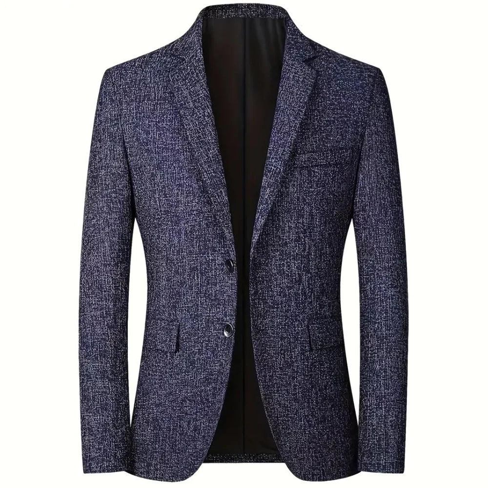 Blazer met klepzakken en reverskraag voor heren