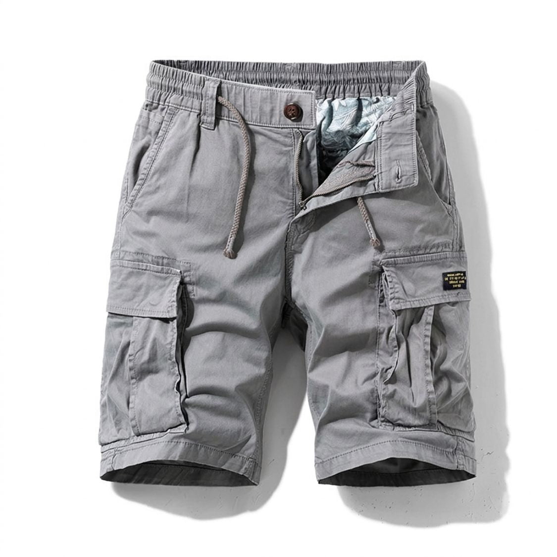 Cargo Short Heren met Rechte Pasvorm en Meerdere Zakken