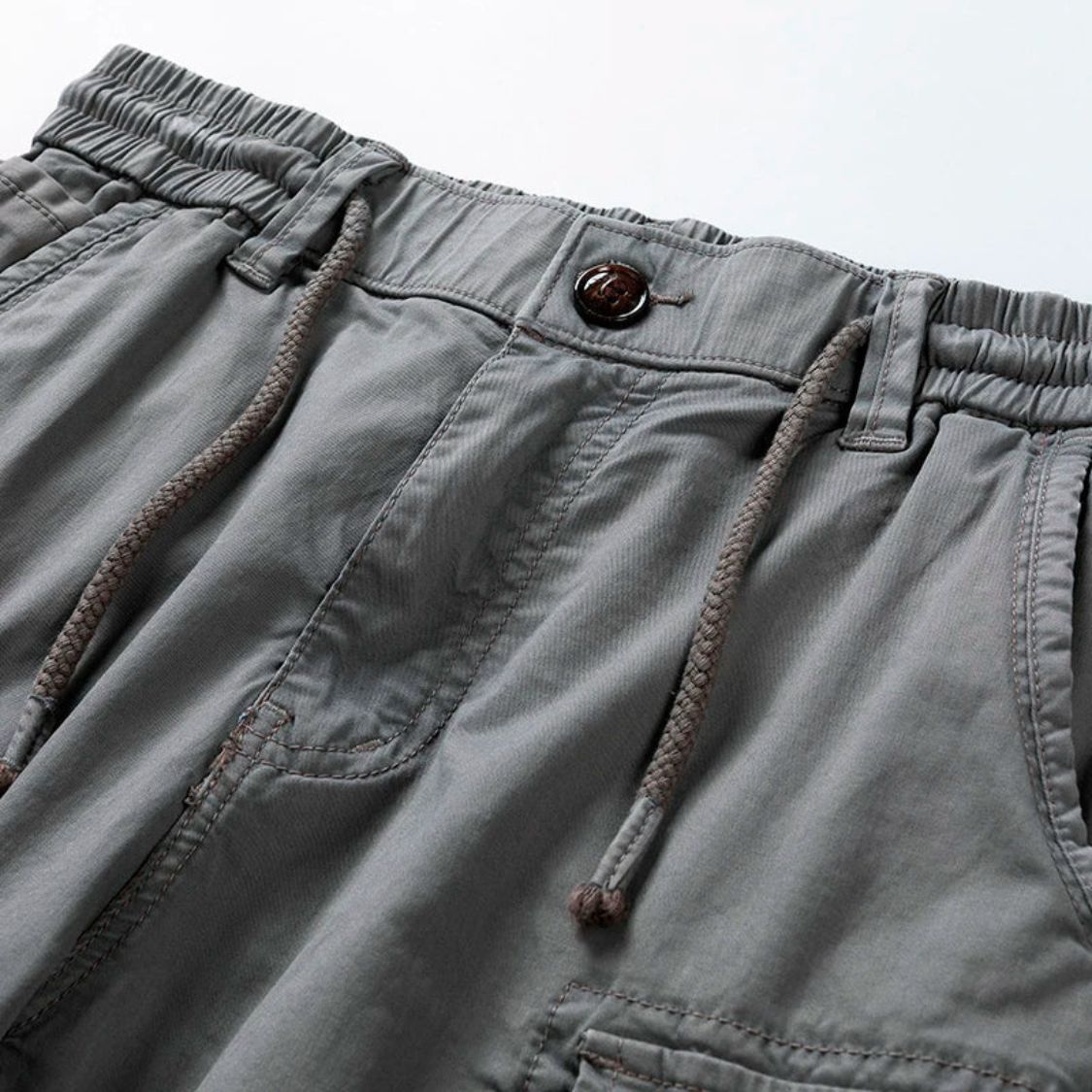 Cargo Short Heren met Rechte Pasvorm en Meerdere Zakken
