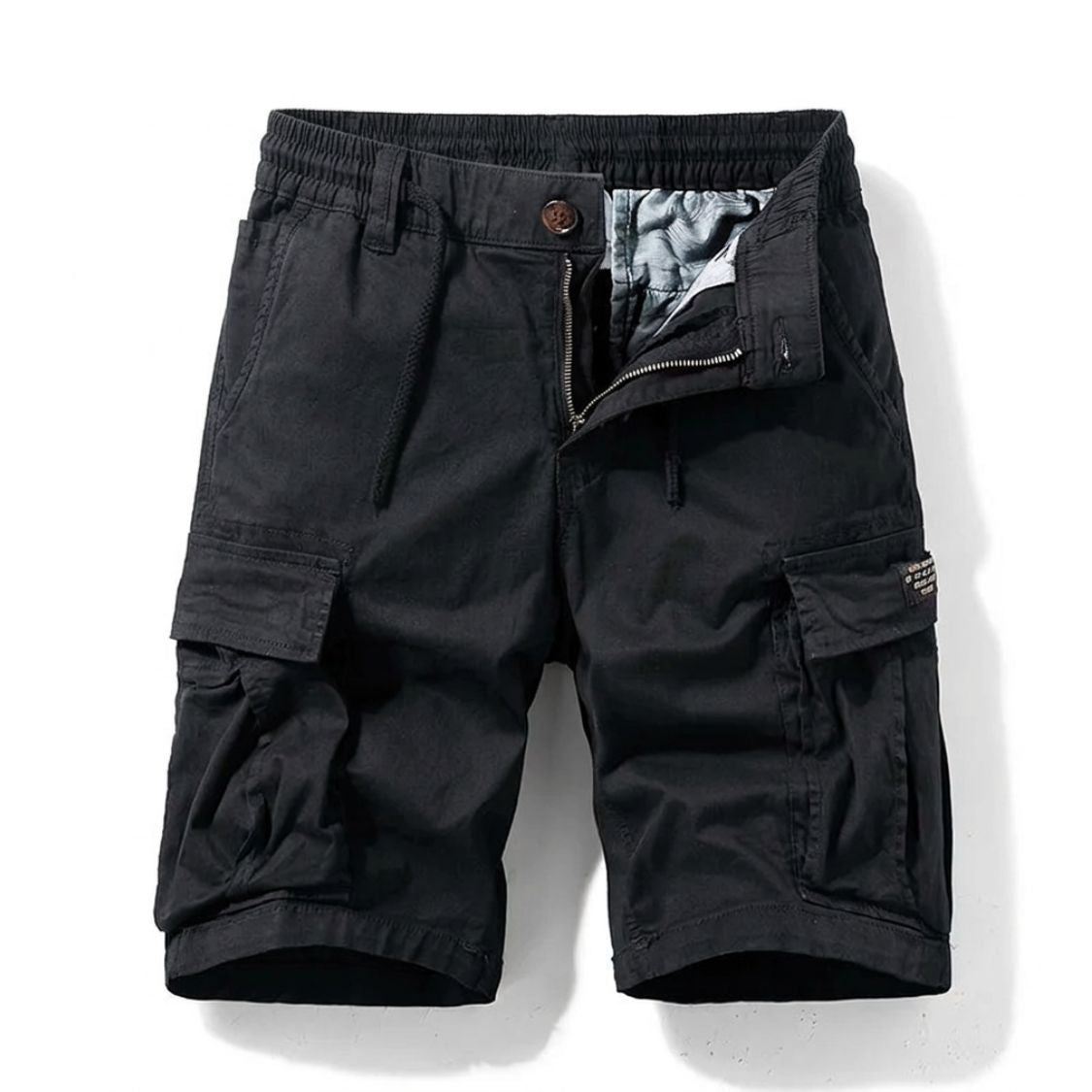 Cargo Short Heren met Rechte Pasvorm en Meerdere Zakken