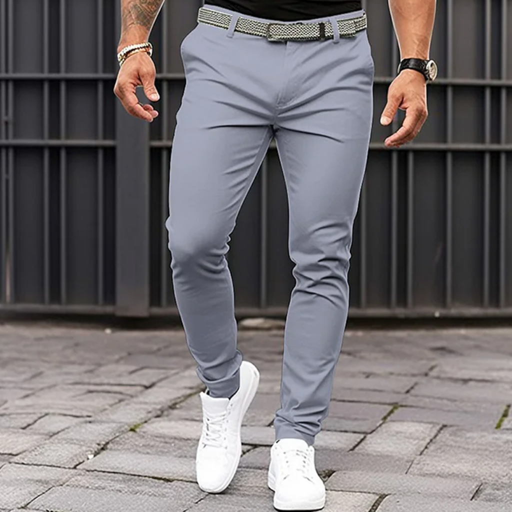 Chino met slim fit voor heren