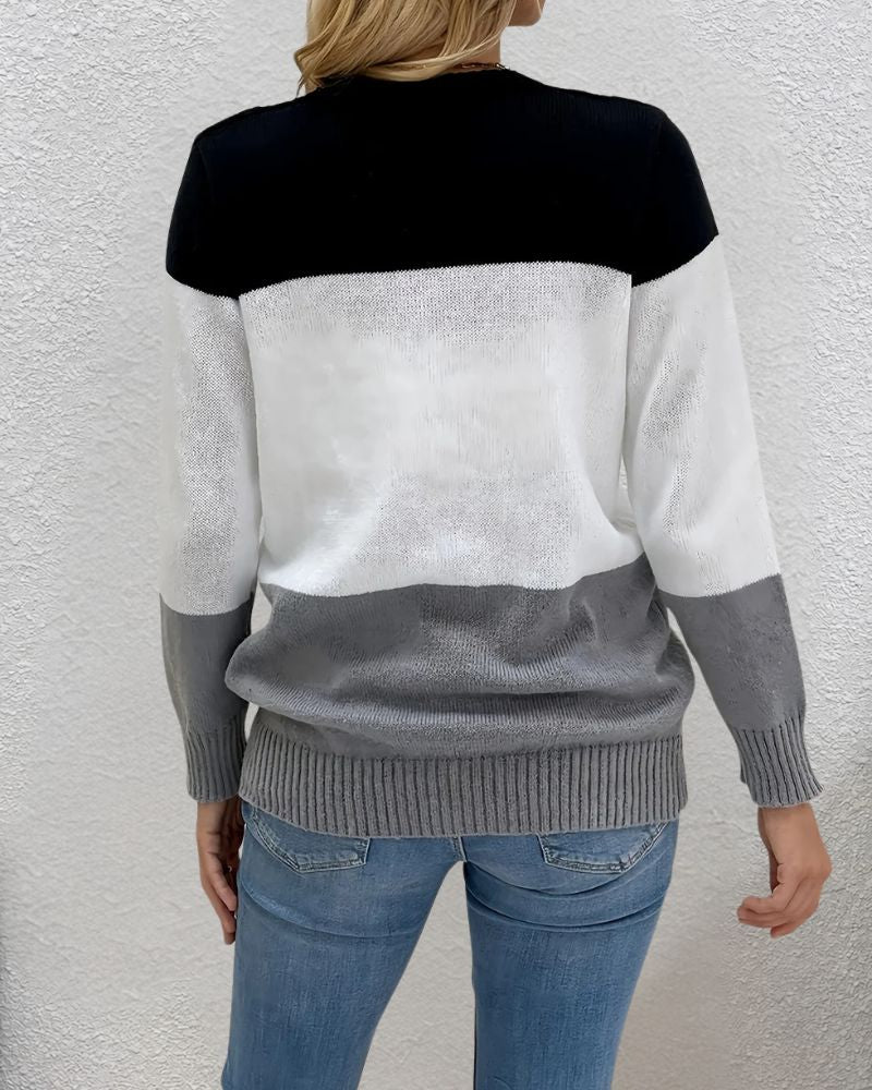 Dames Gebreide Cardigan met Kabelpatroon en Knoopsluiting