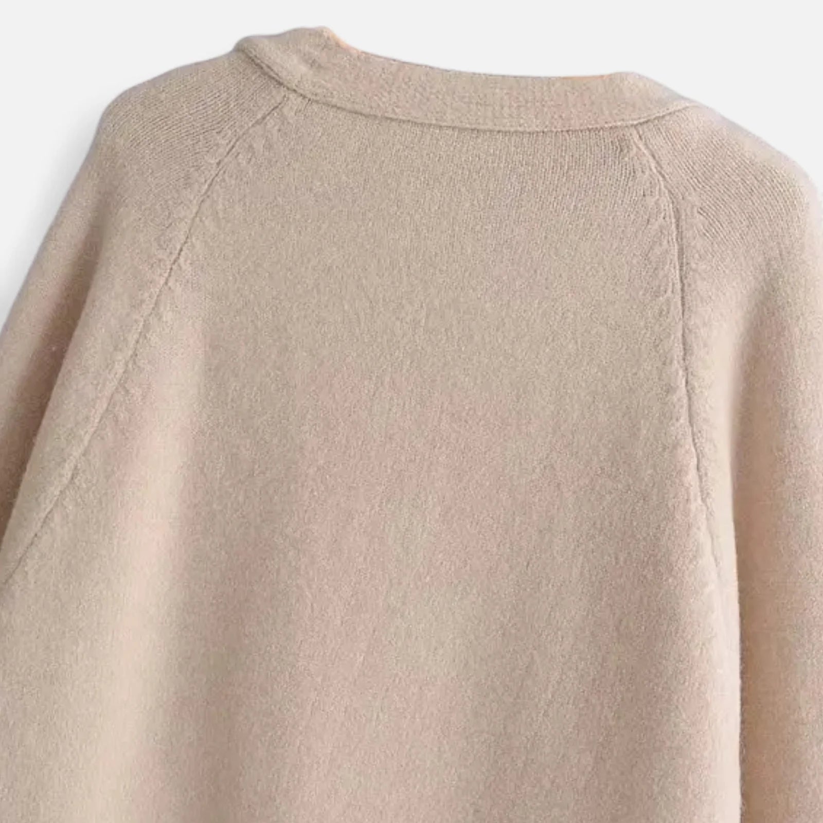 Dames Gebreide Cardigan met V-Hals