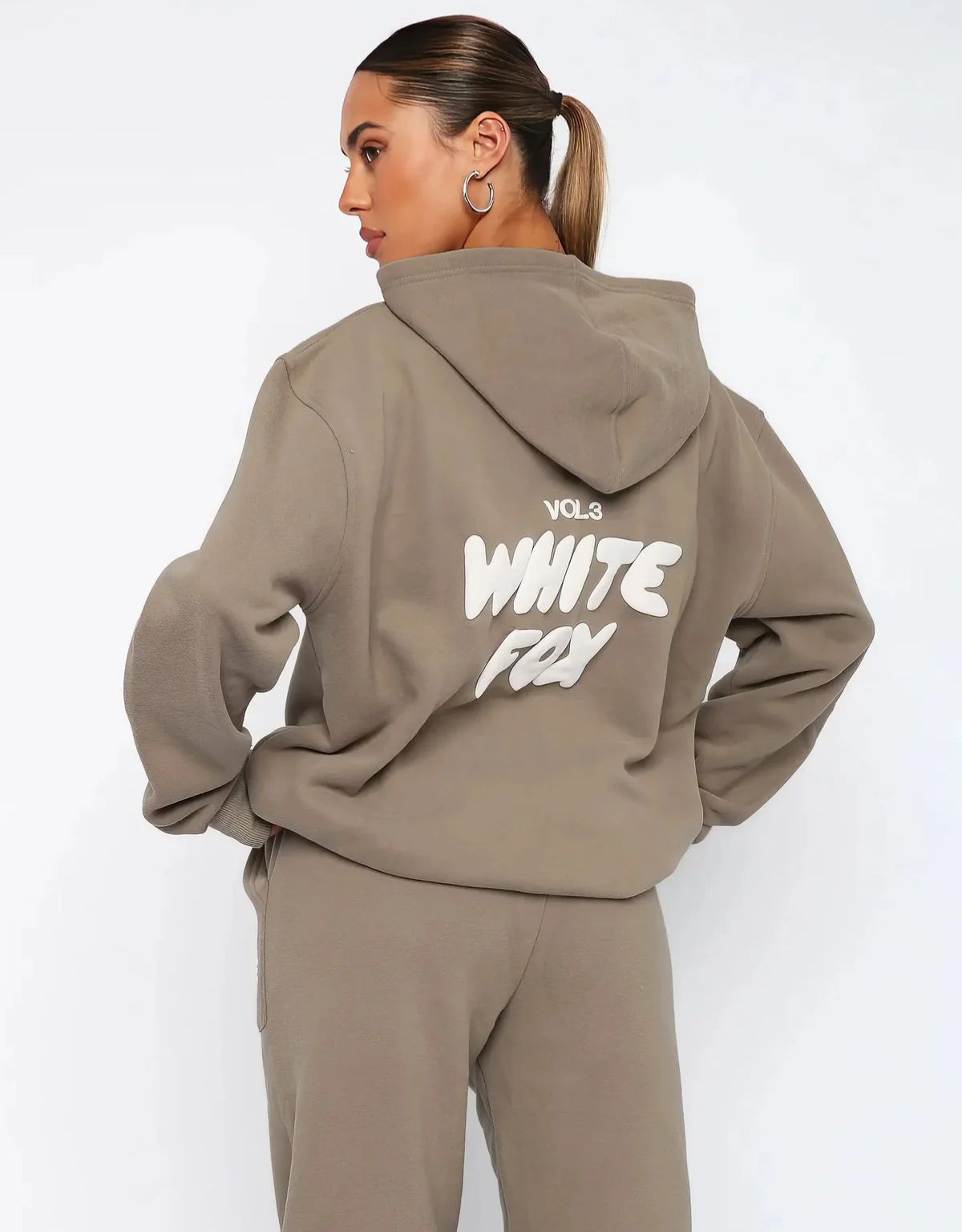 Dames Hoodie en Joggingbroek Set met Relaxed Fit