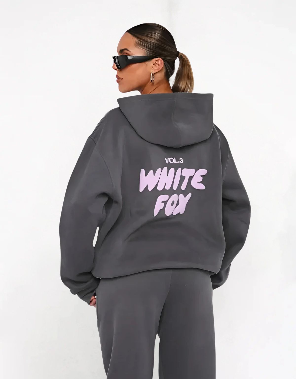 Dames Hoodie en Joggingbroek Set met Relaxed Fit