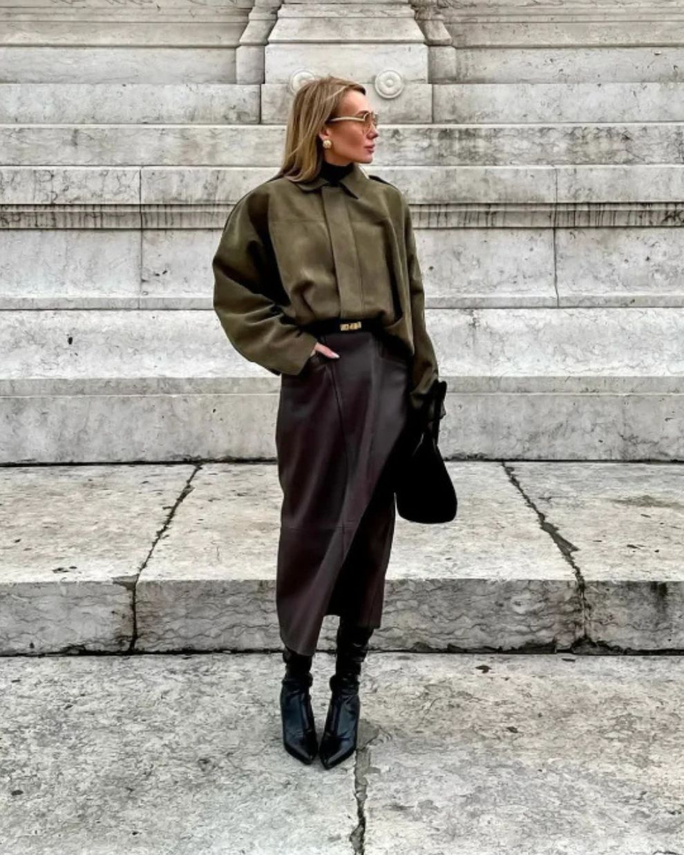 Dames Jas met Oversized Pasvorm en Suède-look