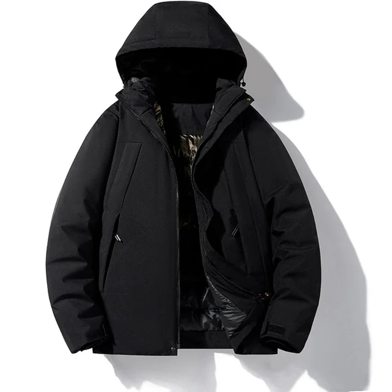 Dames Skijas met Capuchon en Ritssluiting