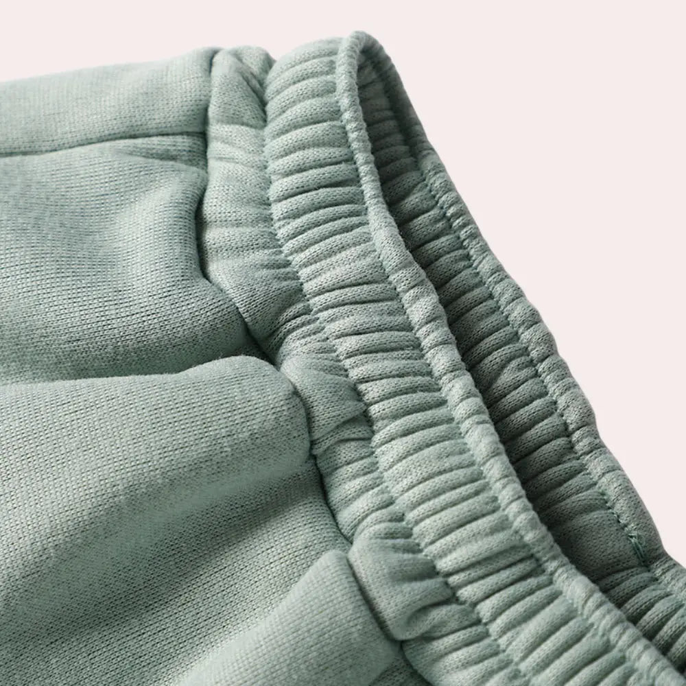 Dames Tweedelig Joggingpak met Halve Rits en Broek