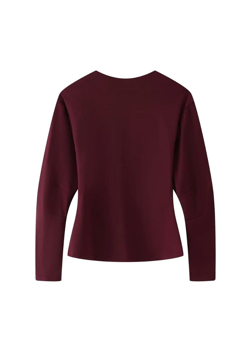 Dames Tweedelige Set met Shirt en Rechte Broek