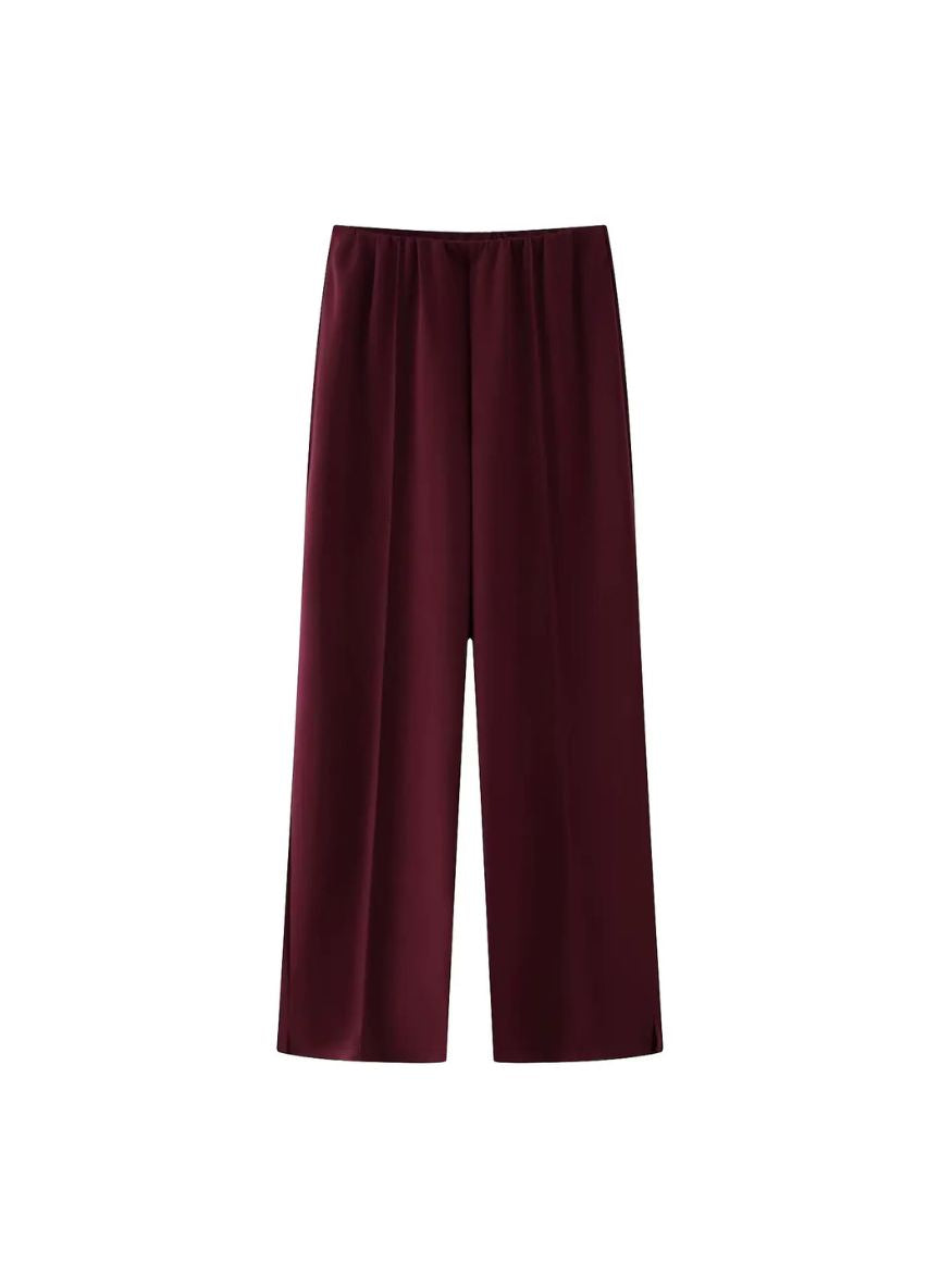 Dames Tweedelige Set met Shirt en Rechte Broek