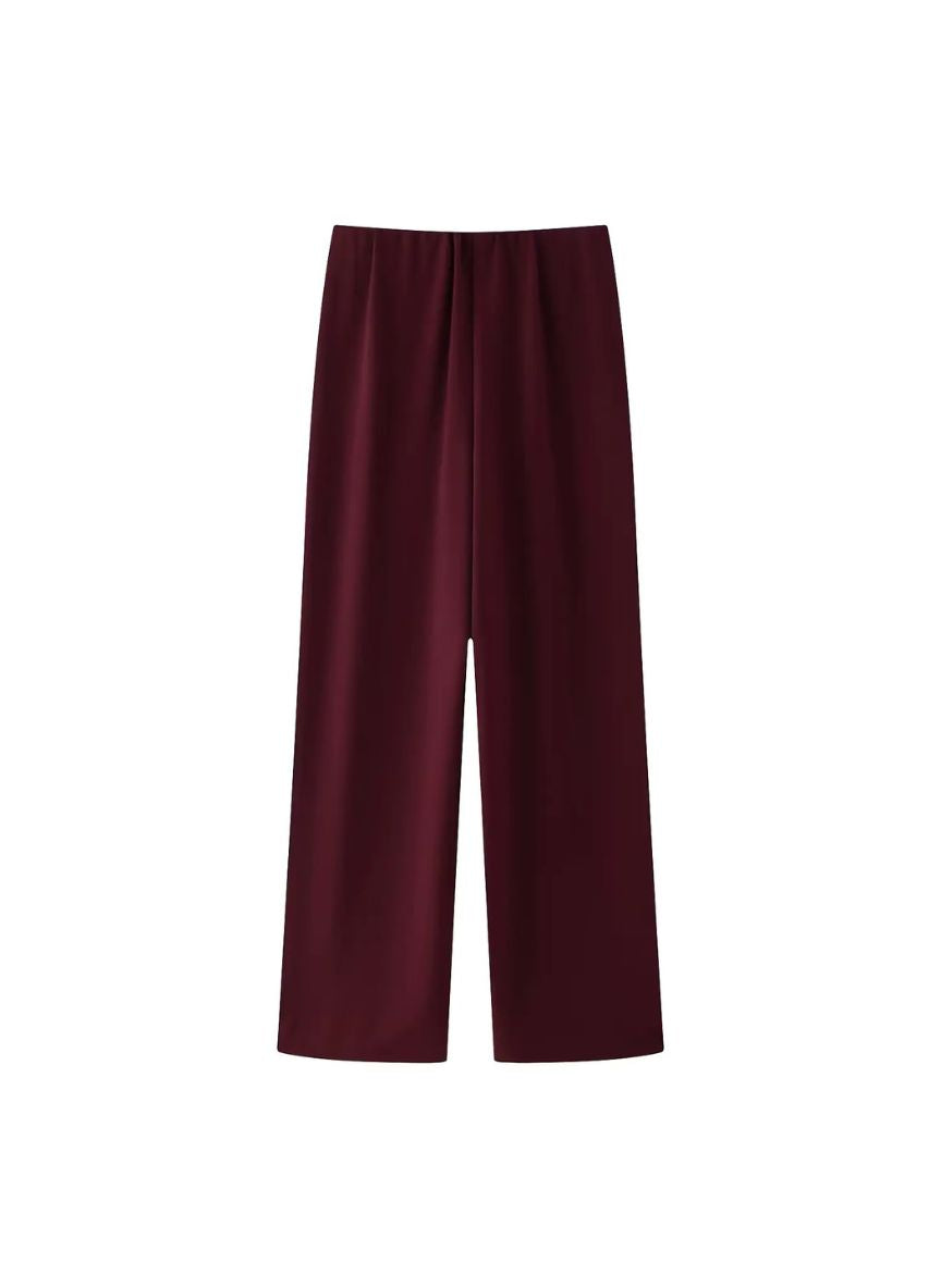 Dames Tweedelige Set met Shirt en Rechte Broek