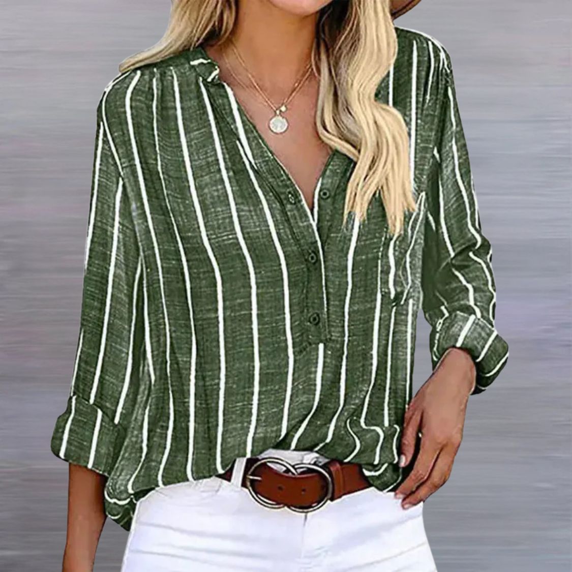 Dames Zomerblouse met Streepprint