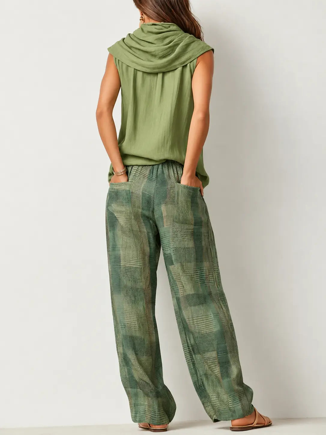Dames Zomerset met Mouwloze Top en Lange Broek
