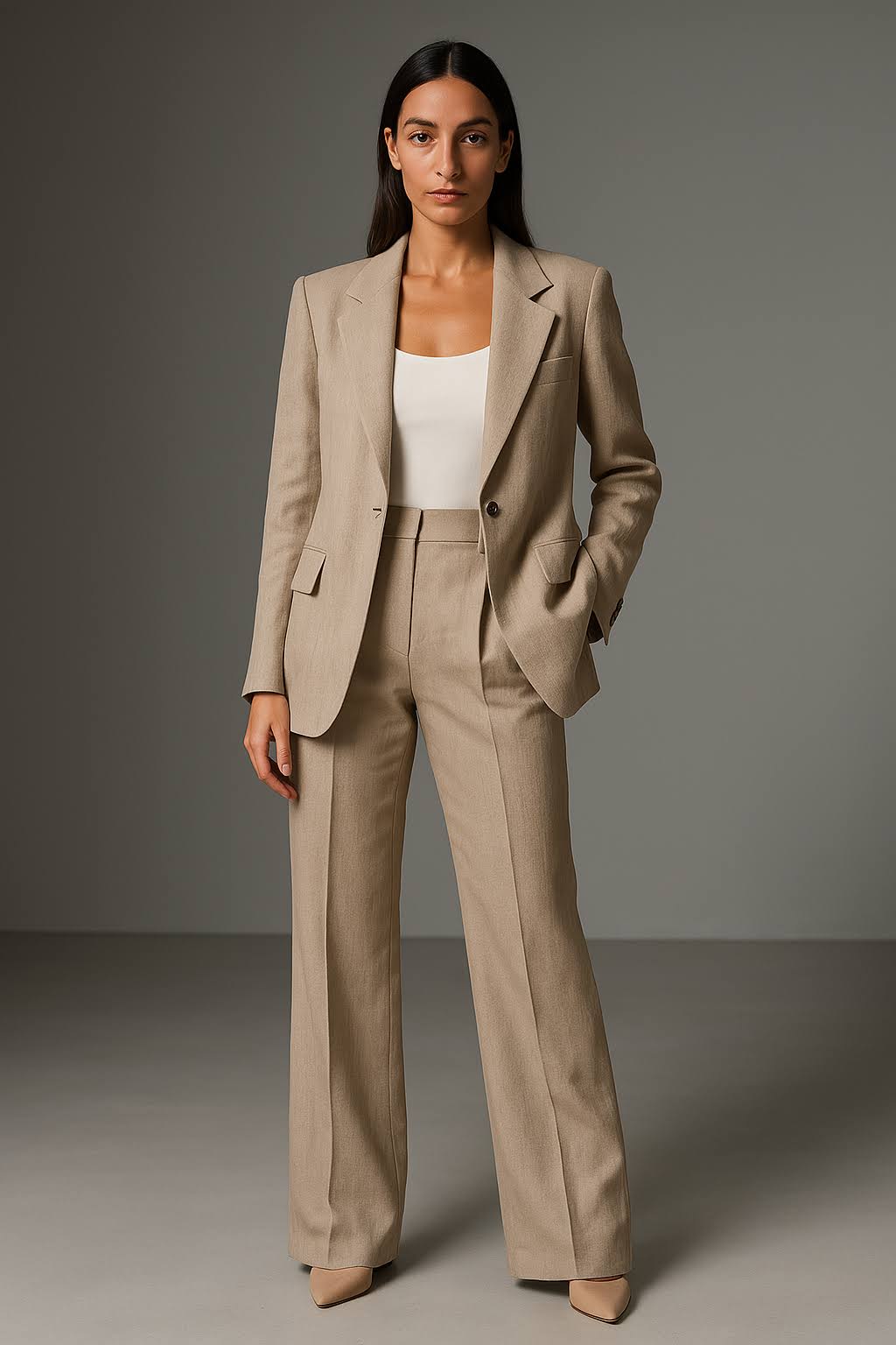 Dames blazer en broek set – tweedelig