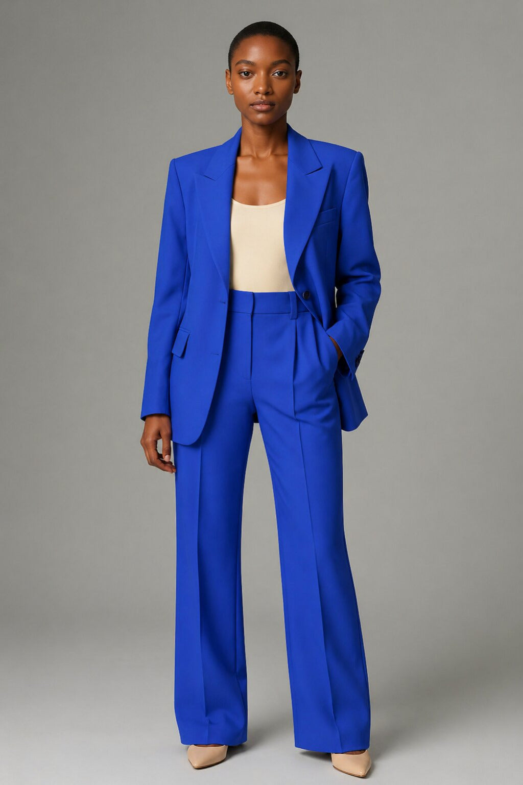 Dames blazer en broek set – tweedelig