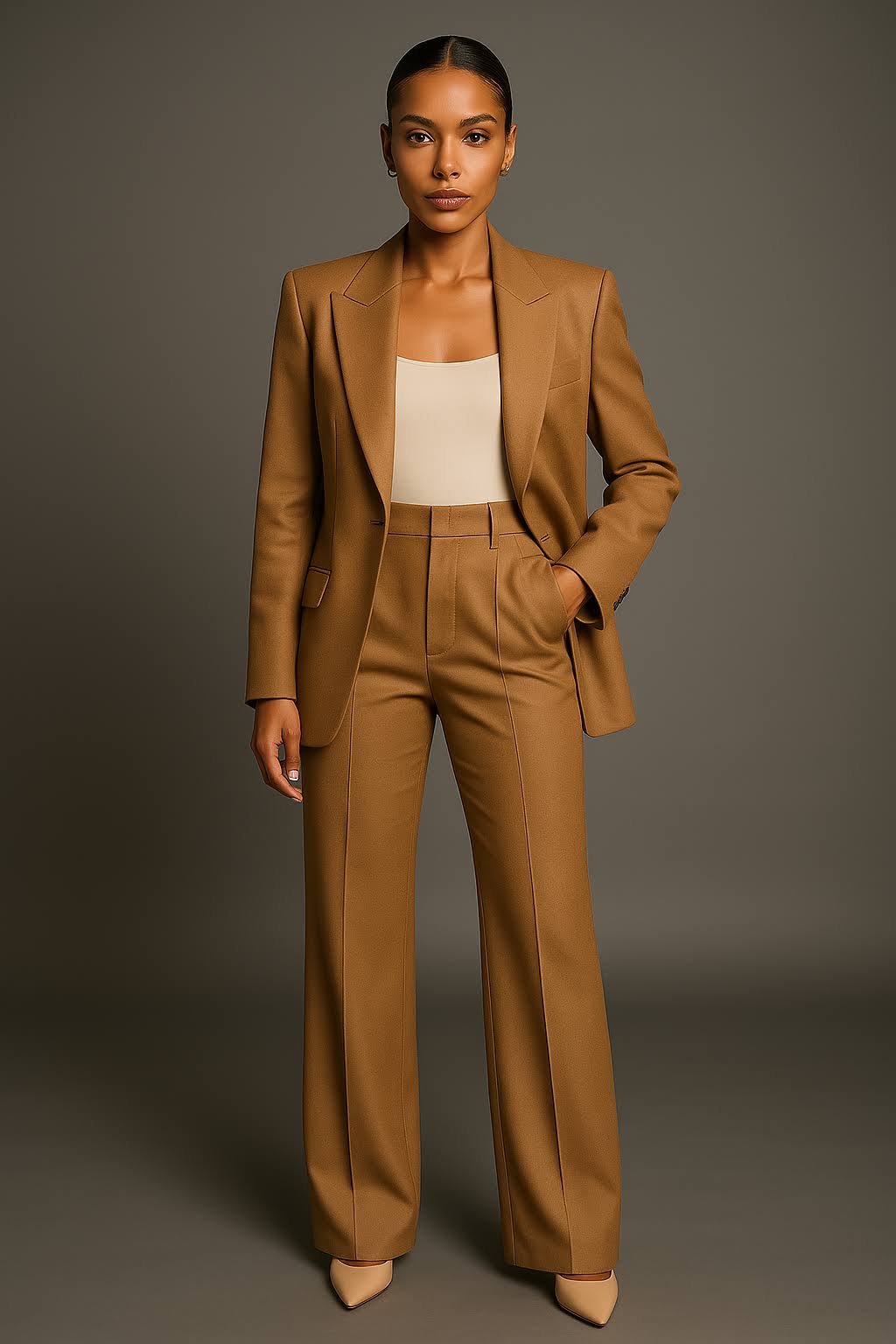 Dames blazer en broek set – tweedelig