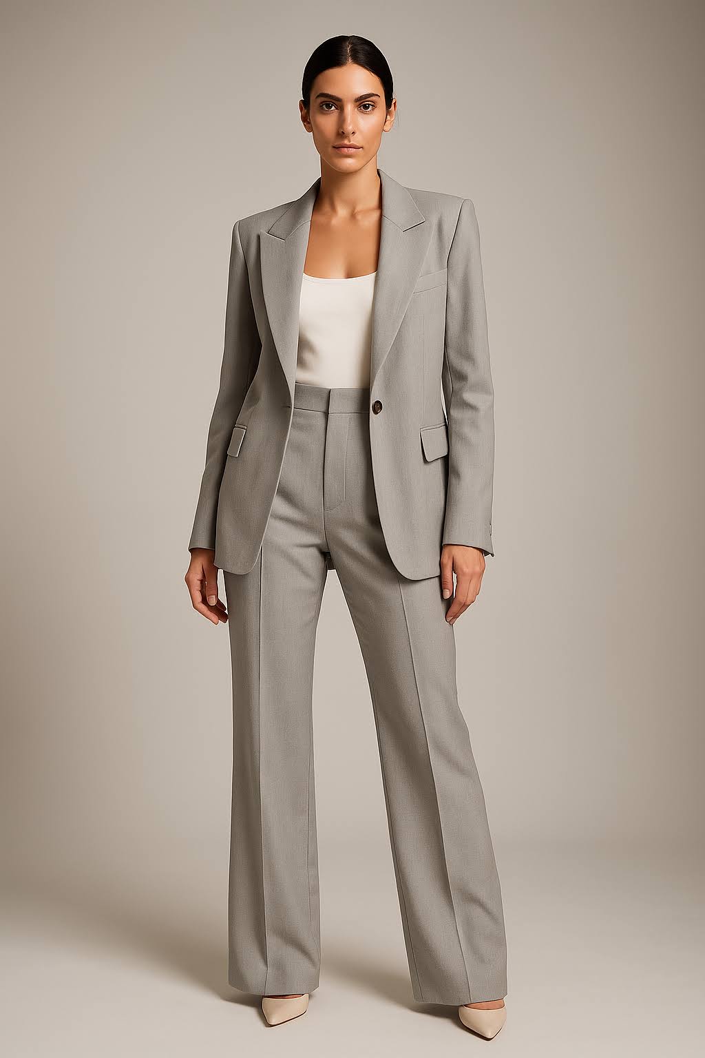 Dames blazer en broek set – tweedelig