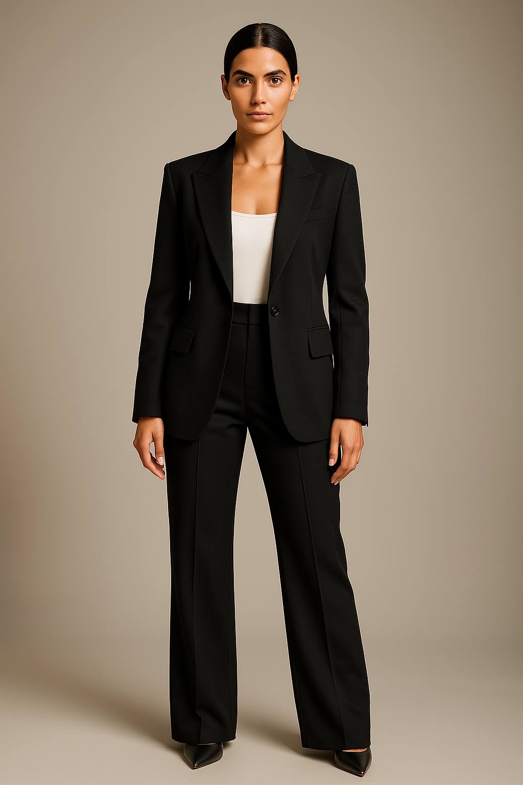 Dames blazer en broek set – tweedelig