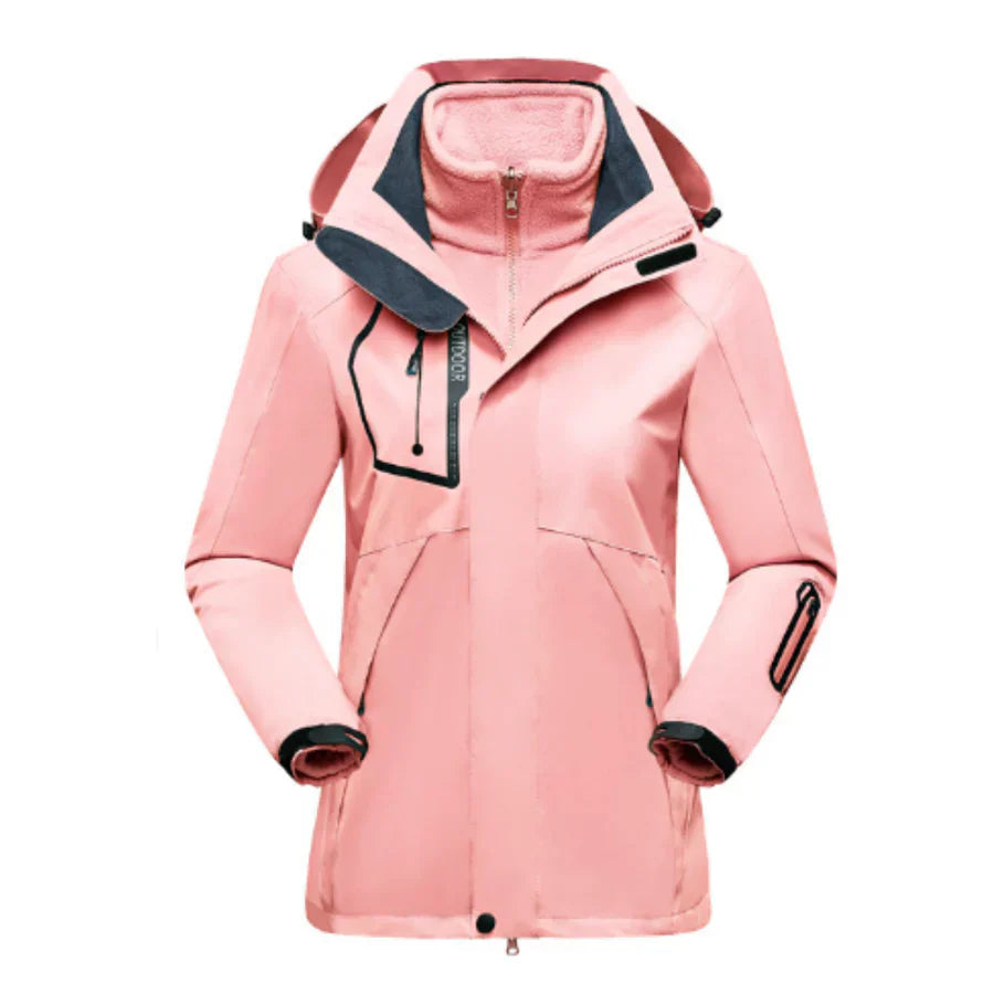 Dames Outdoor Jas met Waterafstotende Buitenlaag en Fleece Voering