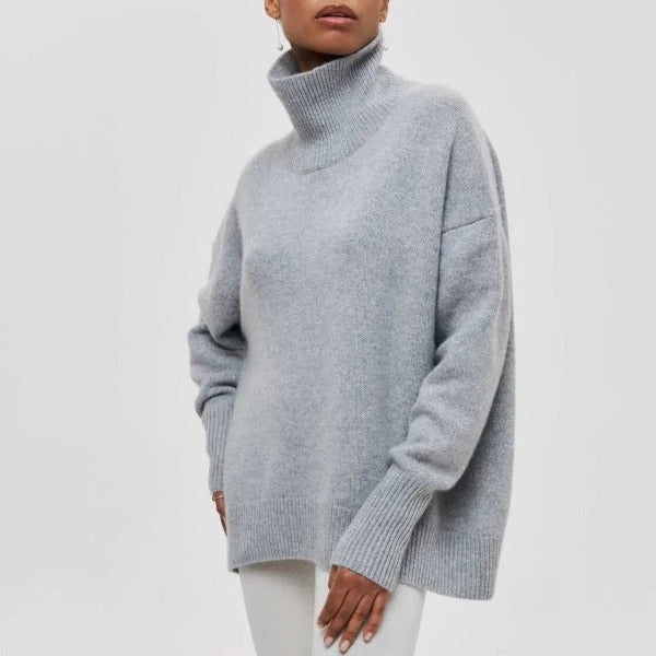 Damestrui met opstaande kraag en oversized pasvorm