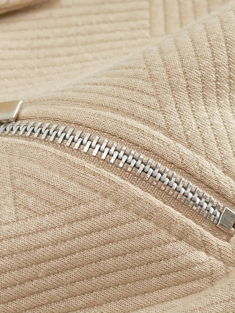 Gebreide half-zip Trui met Lange Mouwen voor Heren