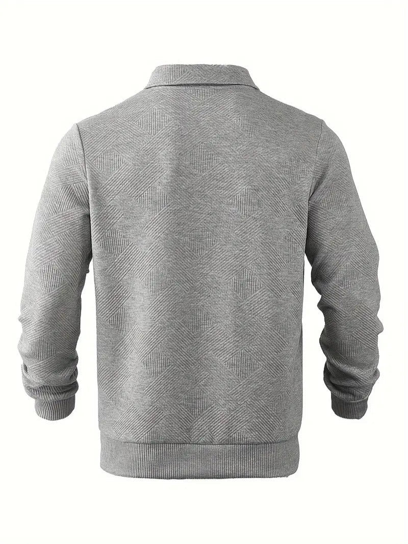 Gebreide half-zip Trui met Lange Mouwen voor Heren