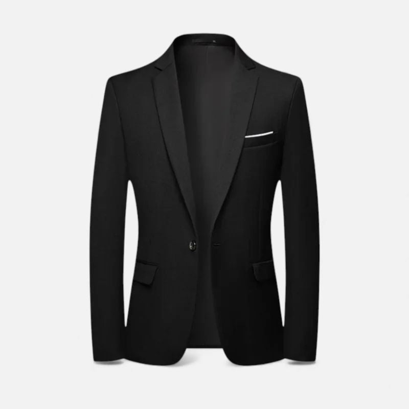 Heren Blazer met Reverskraag, Borstzak en Klepzakken