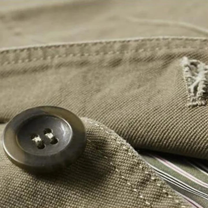 Heren Blazer met Reverskraag en Lichte Stof