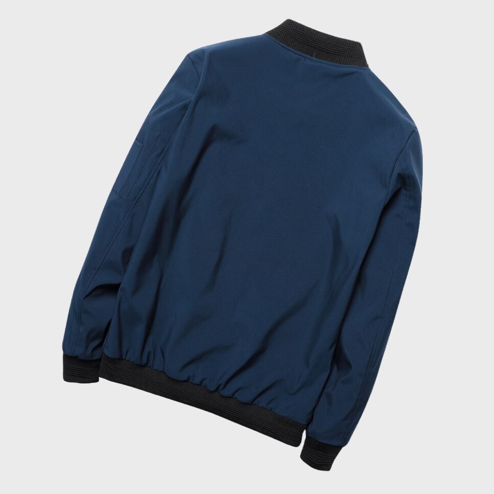 Heren Bomberjas met Ritssluiting en Geribde Boorden