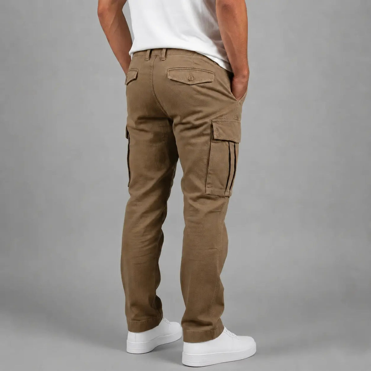 Heren Cargo Broek met Meerdere Zakken en Ritssluiting
