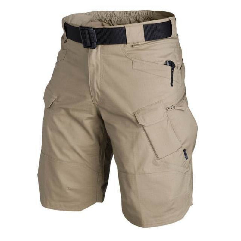 Heren Cargo Shorts met Meerdere Zakken en Elastische Tailleband