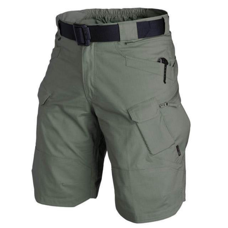 Heren Cargo Shorts met Meerdere Zakken en Elastische Tailleband