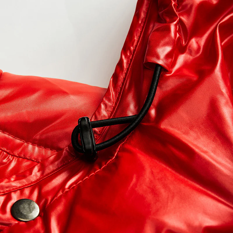 Heren Gewatteerde Winterjas met Capuchon en Glanzende Buitenlaag