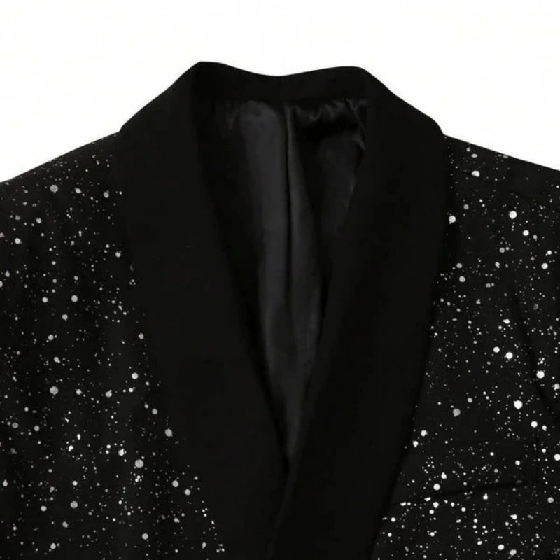Heren Pak met Glitter Colbert en Broek