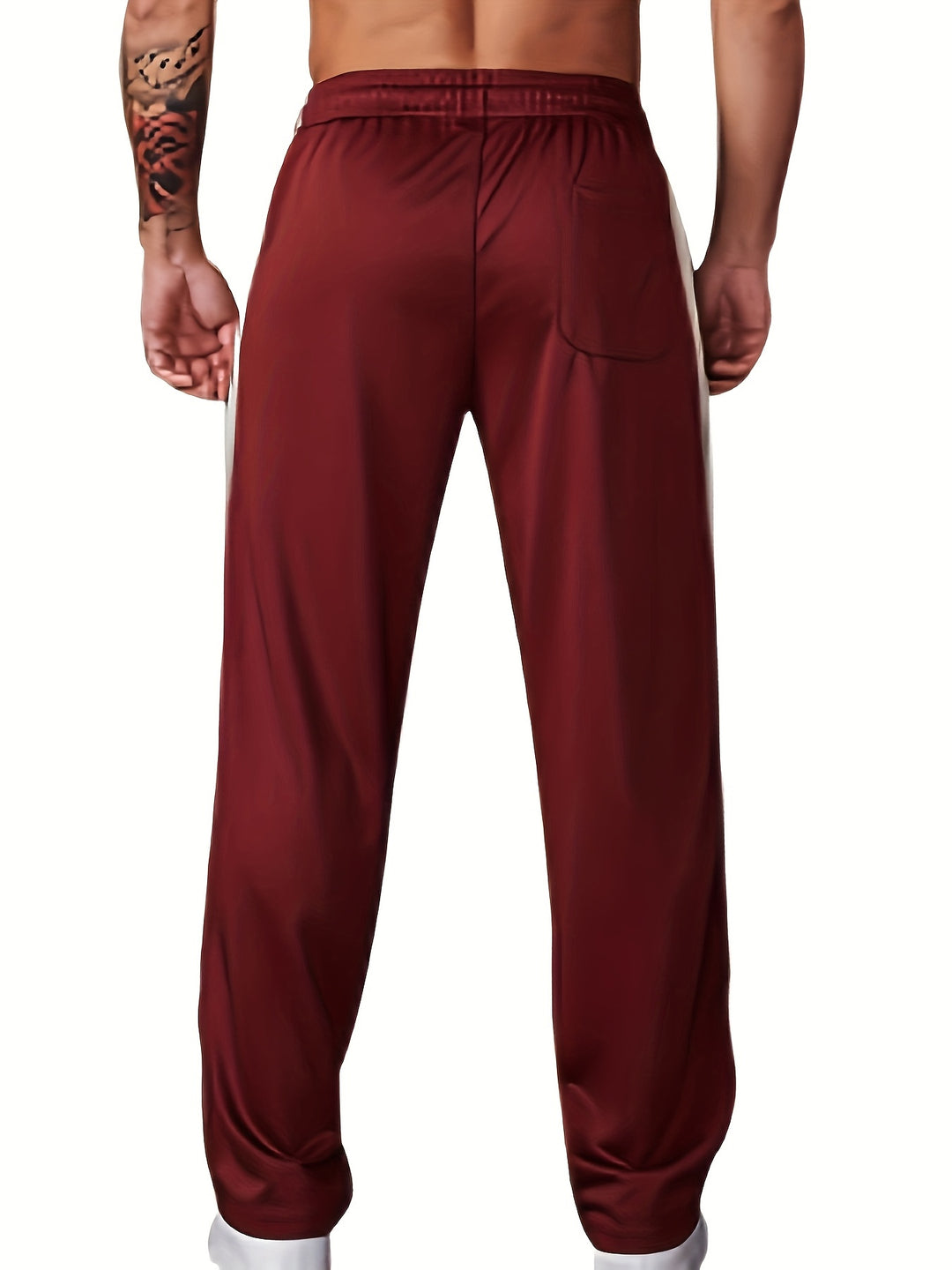 Heren Sportbroek met Elastische Taille en Zakken