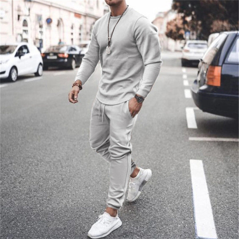 Heren Sportset met Sweatshirt en Joggingbroek
