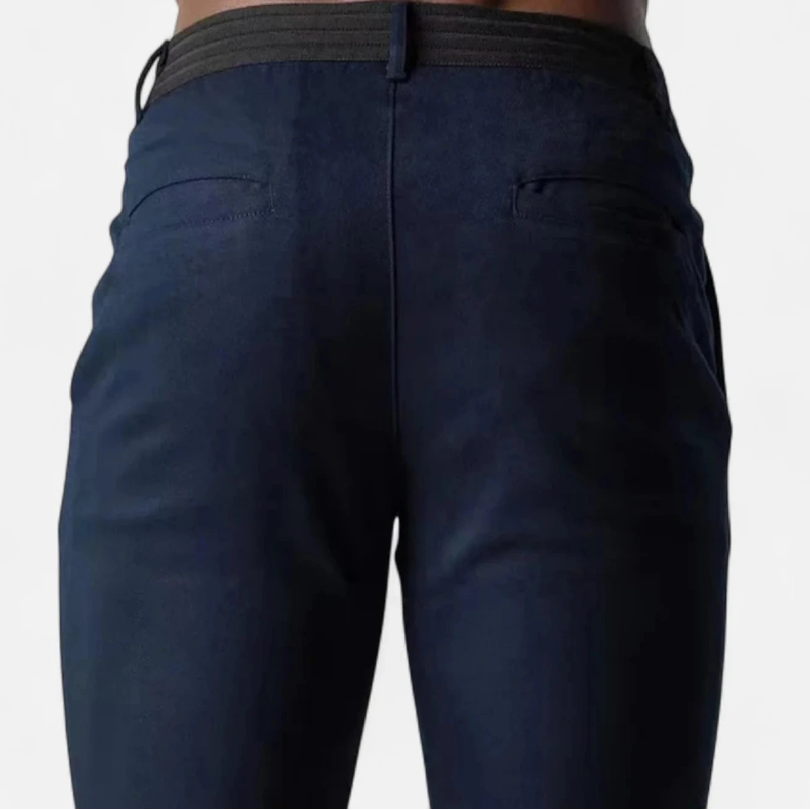 Heren Stretchbroek met Elastische Tailleband