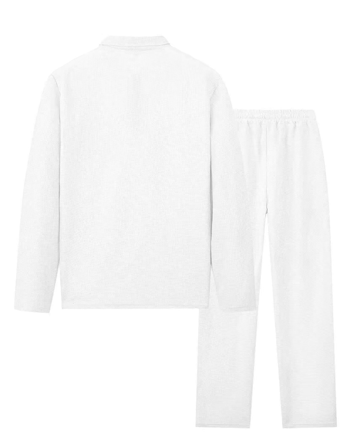 Heren Tweedelig Set met Polo en Rechte Broek