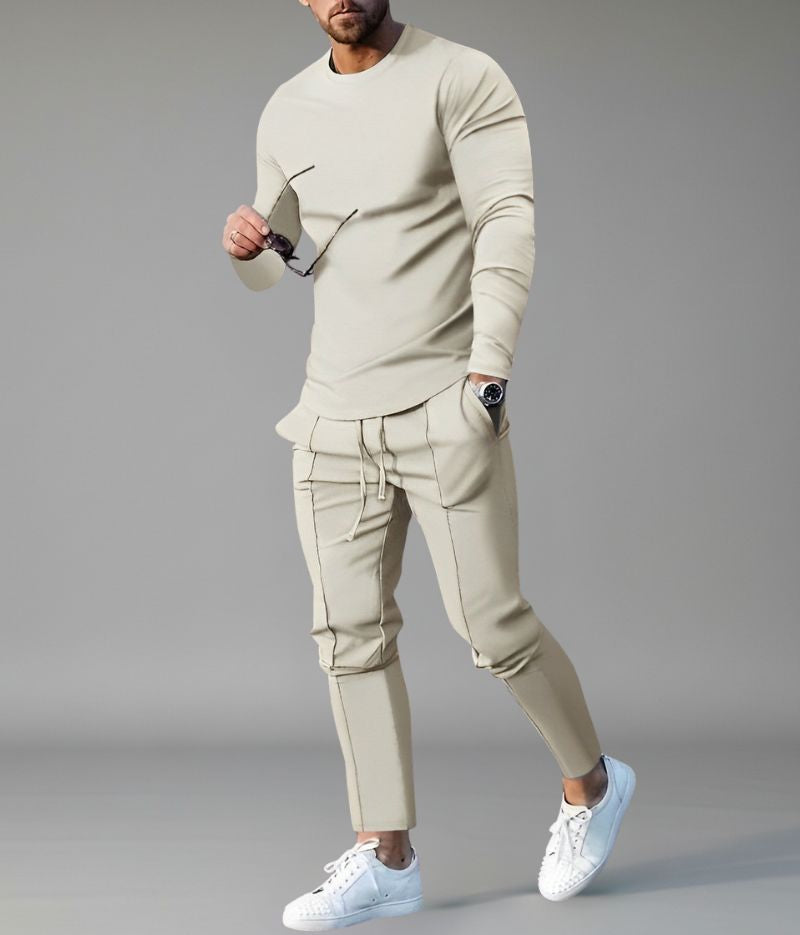 Heren Tweedelige Set met Sweatshirt en Broek