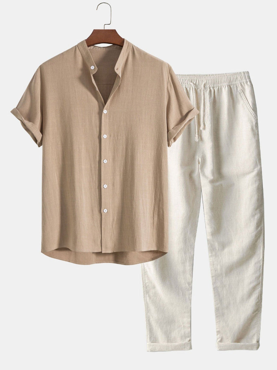 Heren Tweedelige Zomerset met Overhemd en Broek