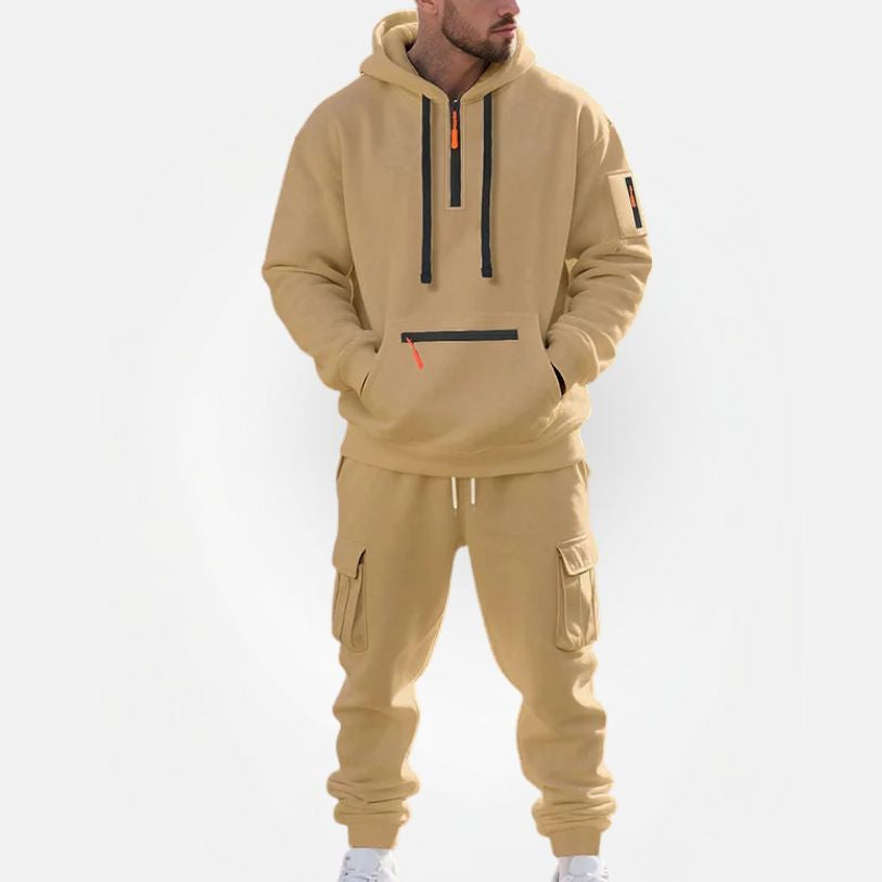 Heren Tweedelige set met Hoodie en Joggingbroek