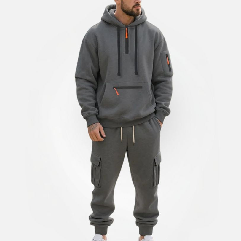 Heren Tweedelige set met Hoodie en Joggingbroek
