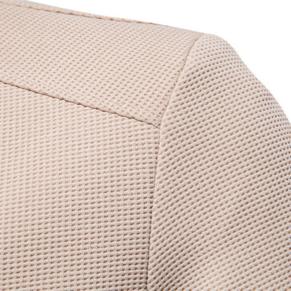 Heren Vest met Textuur en Voering