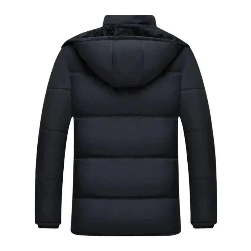Heren Winterjas met Fleecevoering en Capuchon